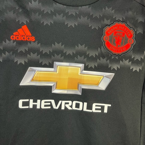 Adidas Manchester United Cheverolet Hoddinott #5 Jersey Sz Large - Picture 5 of 10